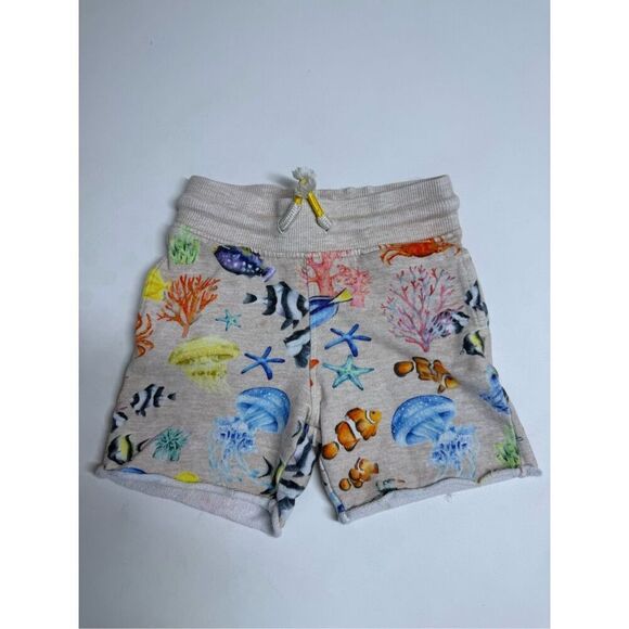 H&M x K.Kijak Kids Sweatshorts Drawstring Sea Pattern Cotton Size 2-3Y - Picture 1 of 8